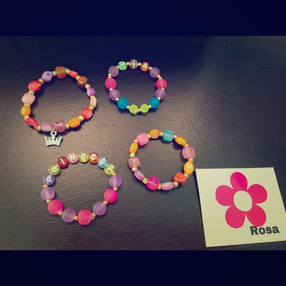 Baby Girls Hand Made bracelets